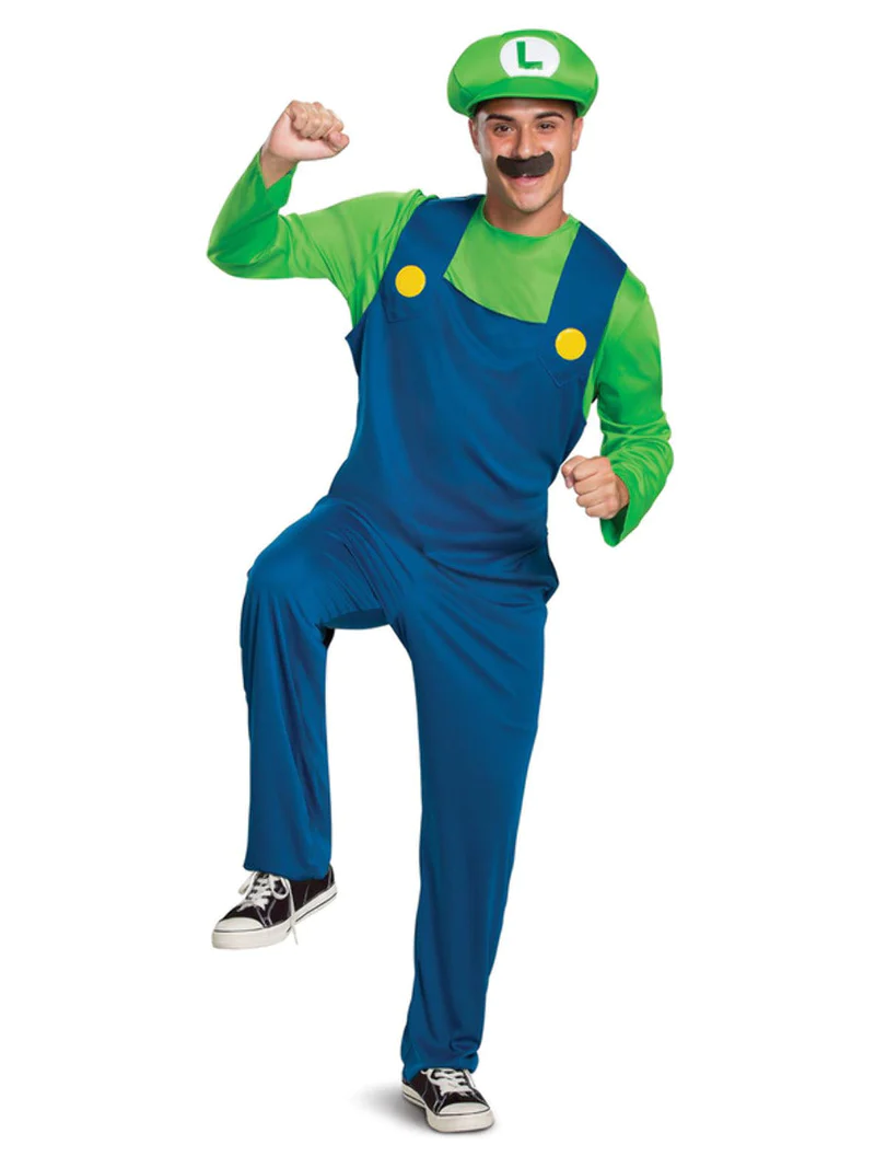 Nintendo Super Mario Brothers Luigi Costume